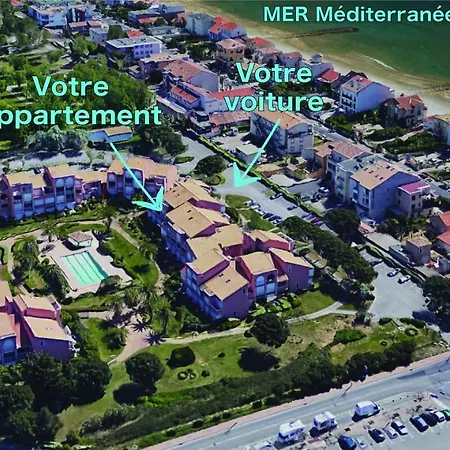 Appt T2 Climatise, Climatisation Neuve Cette Annee!, Piscine, La Plage A 130M! Parking Prive Clos, Lave-Linge, Lave-Vaisselle, Draps, Linge Et Menage Inclus! * Палава-ле-Фло