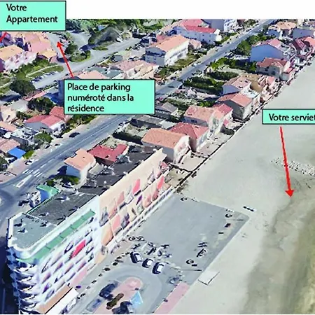 Appt T2 Climatise, Climatisation Neuve Cette Annee!, Piscine, La Plage A 130M! Parking Prive Clos, Lave-Linge, Lave-Vaisselle, Draps, Linge Et Menage Inclus! *
